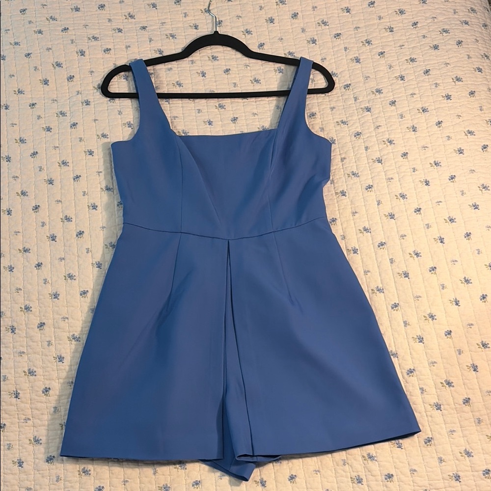 Kids Sleeveless Royal Blue One-Piece Romper